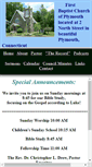 Mobile Screenshot of firstbaptistplymouth.ecucomm.ro